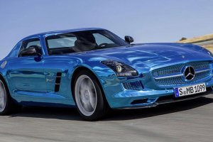 Mercedes Benz SLS AMG krachtigste elektrische auto